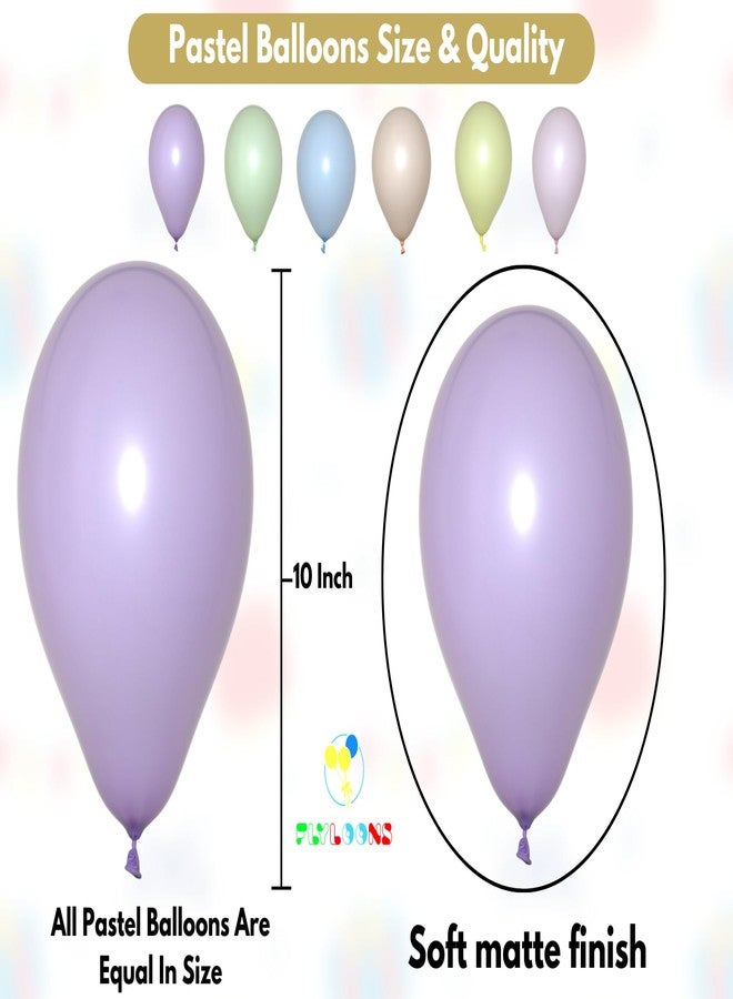 Flyloons 2nd Unicorn Theme Birthday Decoration Kit Pink Purple for 2 year Old Baby Boys Girls Kids 5 Pcs Unicorn Theme 30 Pcs Pastel Balloons Decoration Set Items 2 Pcs Pink Heart - Image 4